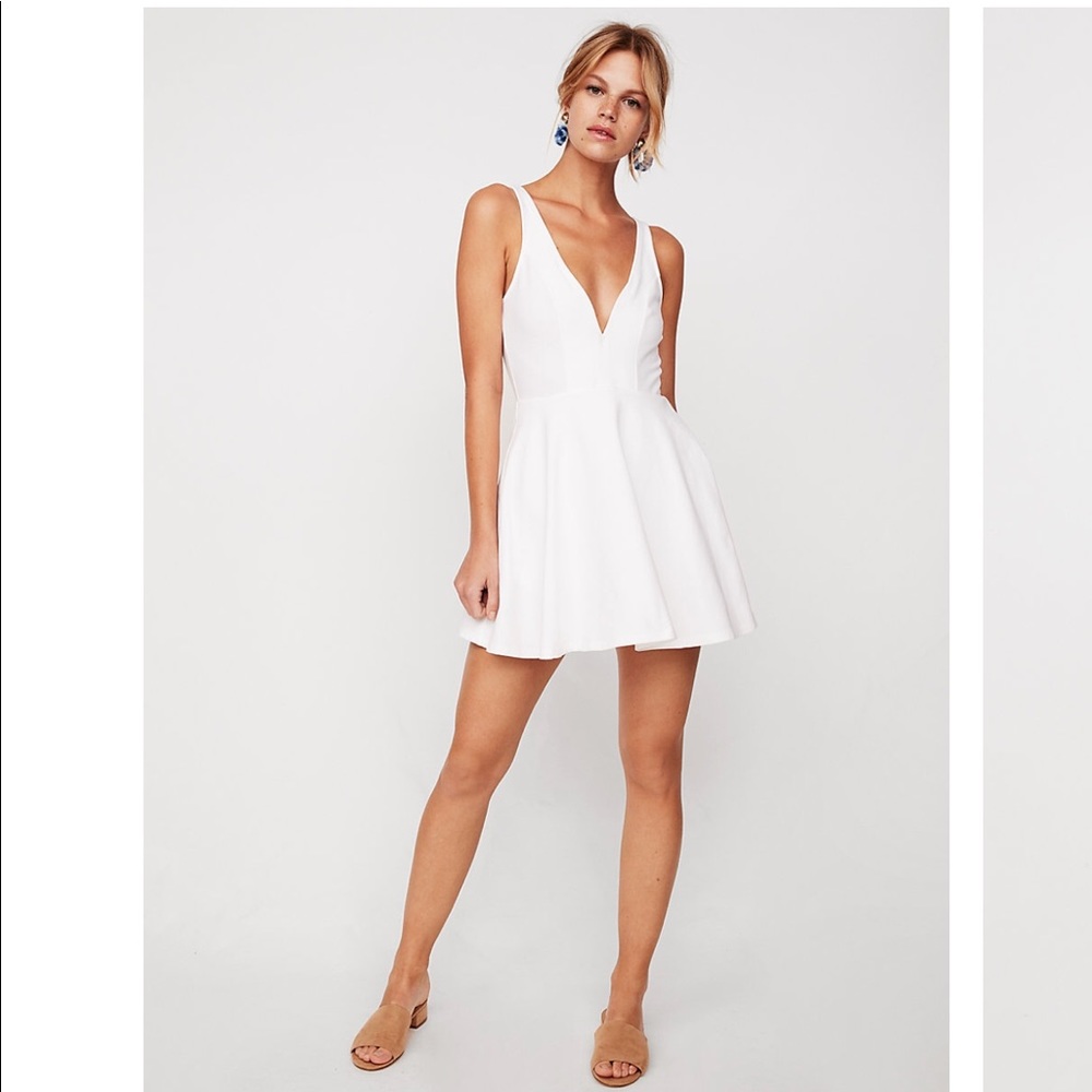 Express Fit & Flare Skort Dress